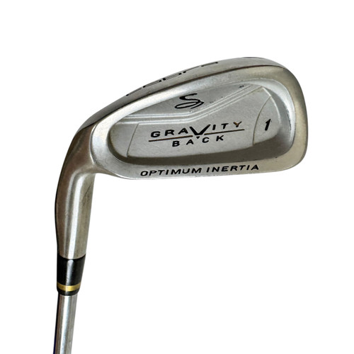 Vist Large View of Product Image Which is Used Cobra GRAVITY BACK Men's LH 1 Iron Stiff Flex Steel Shaft