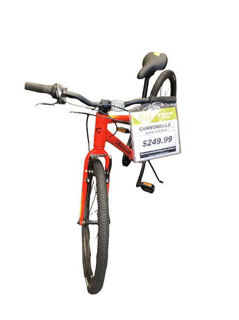 Vist Large View of Product Image Which is Used Cannondale QUICK C4 Hybrid/City Bike Boys Orange 24"