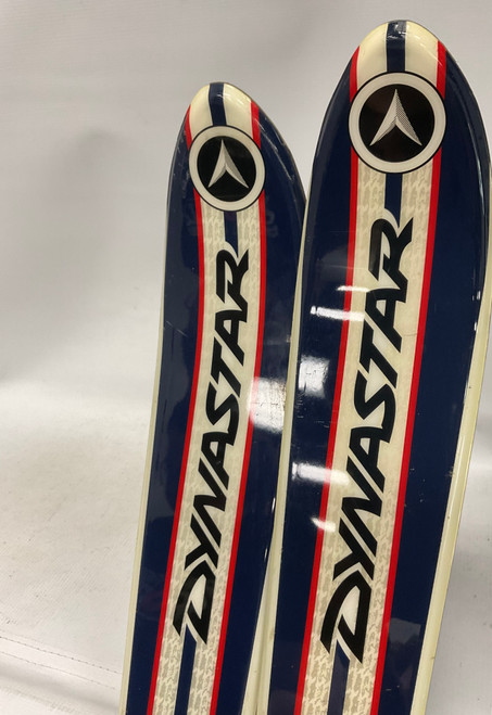 Vist Large View of Product Image Which is Used Dynastar CARVE Mens DH Ski/Binding White/Royal/Red 162 cm