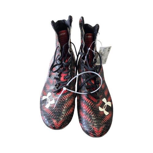 Vist Large View of Product Image Which is Used Under Armour CLUTCH FIT SZ9 Adult FB Cleats Red Senior 9