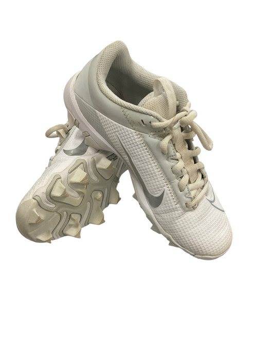 Vist Large View of Product Image Which is Used Nike VAPOR BB/SB Cleats White Junior 03