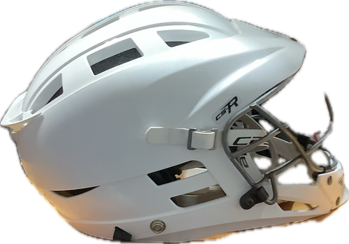 Vist Large View of Product Image Which is Used Cascade CSR Lacrosse Helmet White MD
