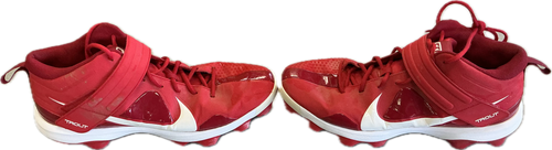 Vist Large View of Product Image Which is Used Nike TROUT BB/SB Cleats Red Senior 14