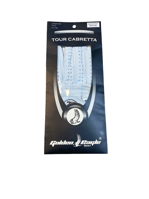 Vist Large View of Product Image Which is Used Mens Golf Glove White MD
