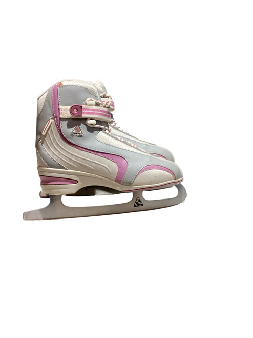 Vist Large View of Product Image Which is Used Jackson SOFTEC Womens Softboot Skate Grey Senior 10