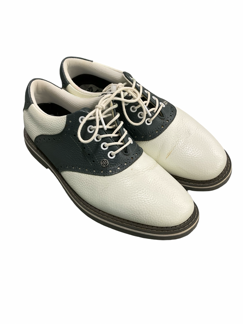 Vist Large View of Product Image Which is Used Mens Golf Shoes White Senior 9.5