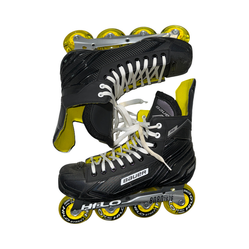 Vist Large View of Product Image Which is Used Bauer RS Senior Roller Quad Skates Black Senior 11