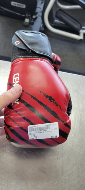 Vist Large View of Product Image Which is Used Century Boxing Gloves Red Junior