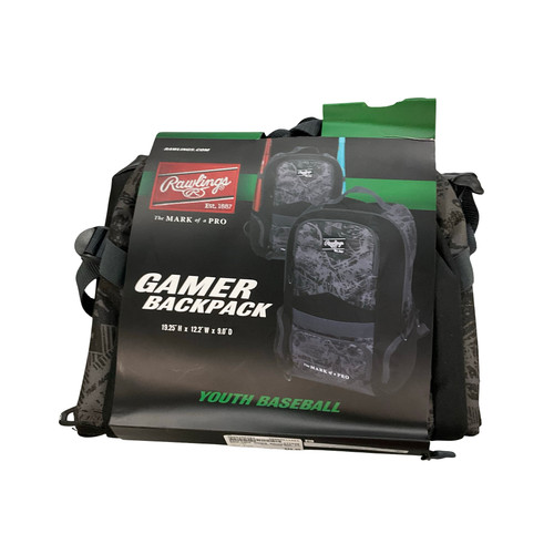 Vist Large View of Product Image Which is Used Rawlings GAMER BACKPACK BB/SB Player Backpack Black