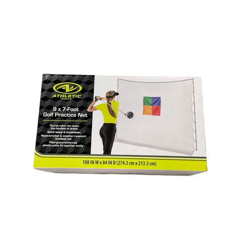 Vist Large View of Product Image Which is Used 9X7 FOOT GOLF PRACTICE NET Swing Aid