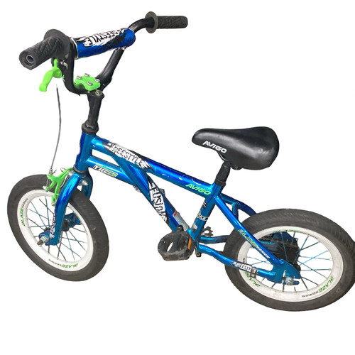 Vist Large View of Product Image Which is Used Avigo BLAZE SERIES BMX Bike Boys Navy Blue 14"