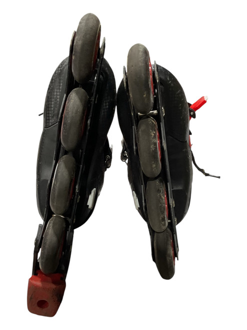 Vist Large View of Product Image Which is Used RollerDerby ADJUSTABLE Junior Rec Fitness Skates Cardinal Adjustable