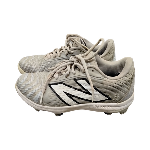 Vist Large View of Product Image Which is Used New Balance FUELCELL 4040 BB/SB Cleats Grey Junior 05.5