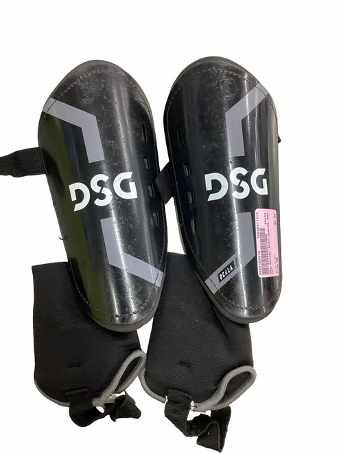Vist Large View of Product Image Which is Used Dsg Soccer Shin Guards Adult Black Senior