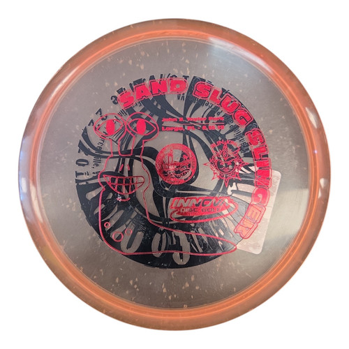 Vist Large View of Product Image Which is Used Innova ROC Disc Golf Mid Range Orange 178g