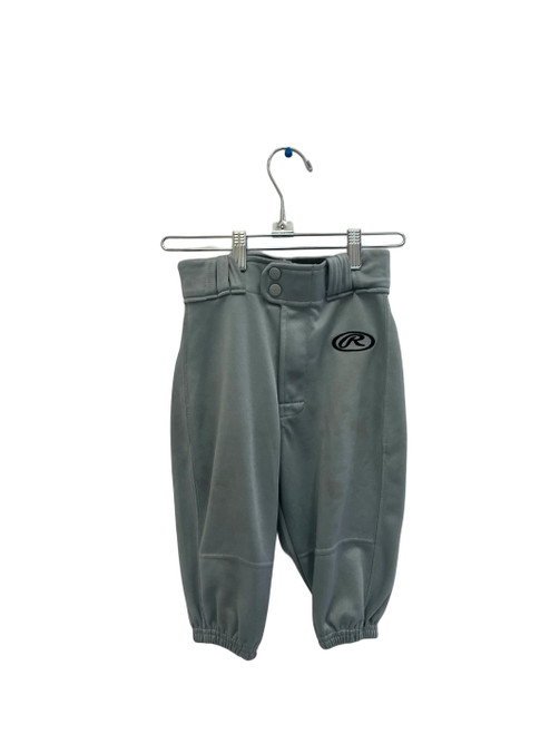 Vist Large View of Product Image Which is Used Rawlings Boys SM Grey Knickers Baseball Pants