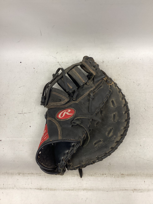 Vist Large View of Product Image Which is Used Rawlings RENEGADE BB/SB Glove RH Throw Black 12 1/2"
