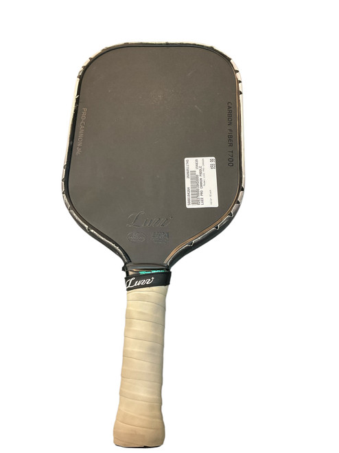 Vist Large View of Product Image Which is Used LUZZ PRO CANNON Pickleball Racquet Black