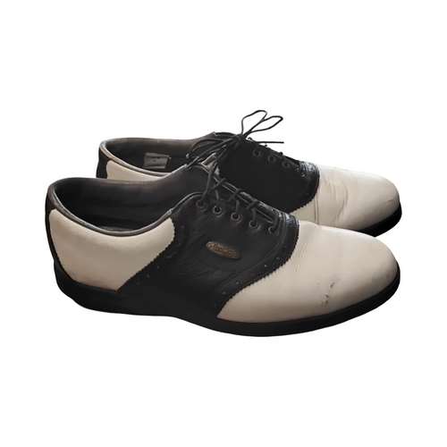 Vist Large View of Product Image Which is Used Foot Joy Mens Golf Shoes White Senior 10.5