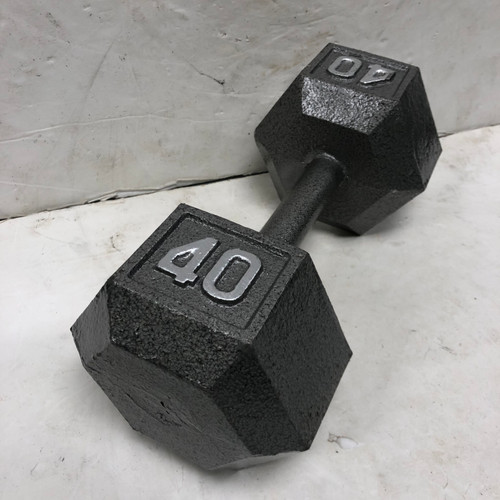 Vist Large View of Product Image Which is Used Hex Dumbbell 40 lb