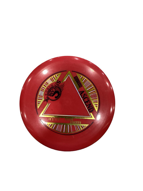 Vist Large View of Product Image Which is Used Streamline ASCEND Disc Golf Driver Red 172g