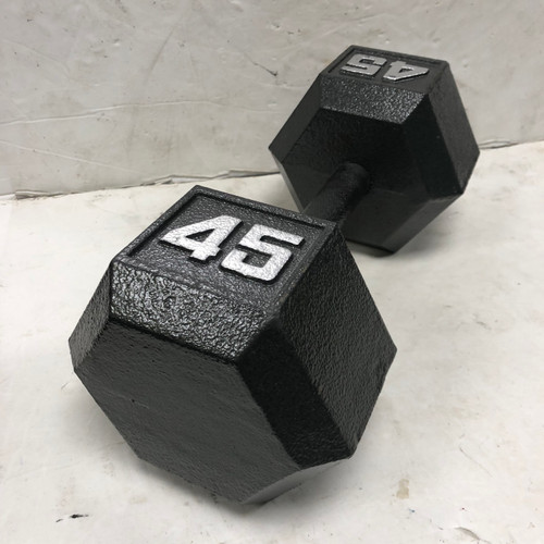 Vist Large View of Product Image Which is Used Hex Dumbbell 45lb