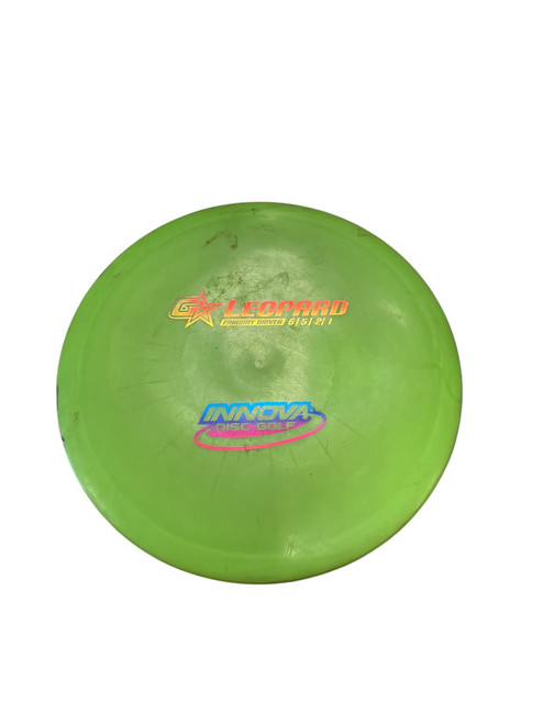 Vist Large View of Product Image Which is Used Innova LEOPARD FAIRWAY DRIVER Disc Golf Driver Kelly green