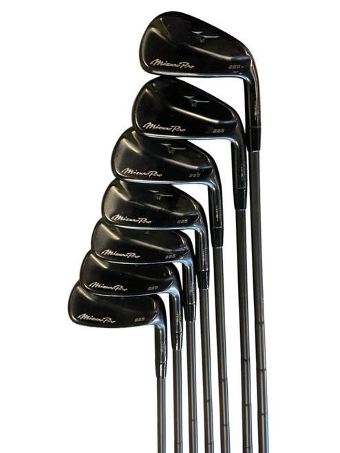 Vist Large View of Product Image Which is Used Mizuno PRO 225 BLACK Mens Iron Set RH 4I-GW/AW