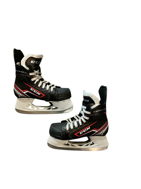 Vist Large View of Product Image Which is Used CCM FT340 JR SKATE Junior Hockey Skate Black Junior 01