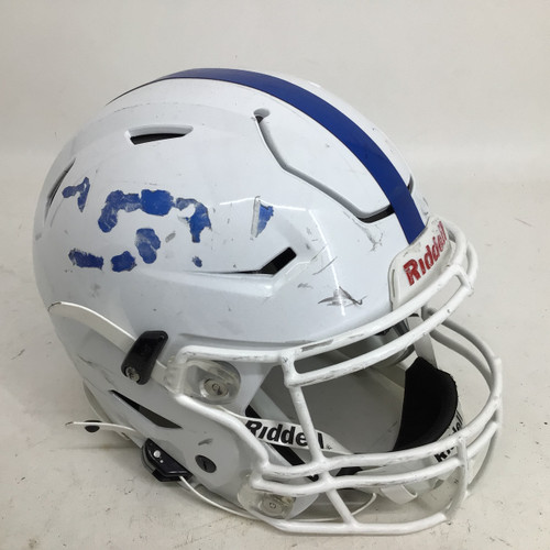 Vist Large View of Product Image Which is Used Riddell 2025 SPEEDFLEX SR LG FB HELMET FB Helmet White LG