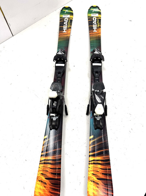Vist Large View of Product Image Which is Used Head SUPER POWER Boys DH Ski/Binding Black 137 cm