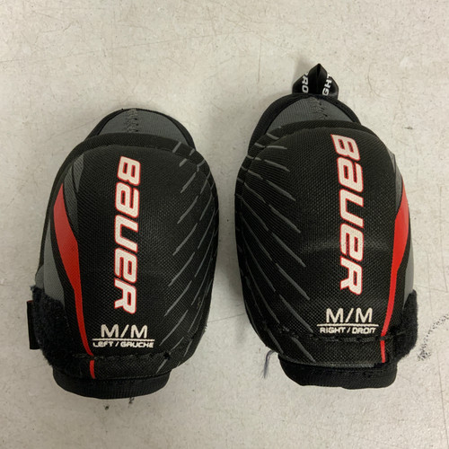 Vist Large View of Product Image Which is Used Bauer LIL SPORT Youth Elbow Pads MD