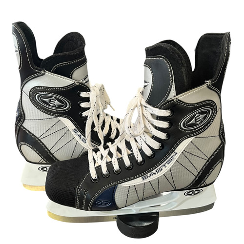 Vist Large View of Product Image Which is Used Easton TYPHOON Senior Hockey Skate Grey Senior 8