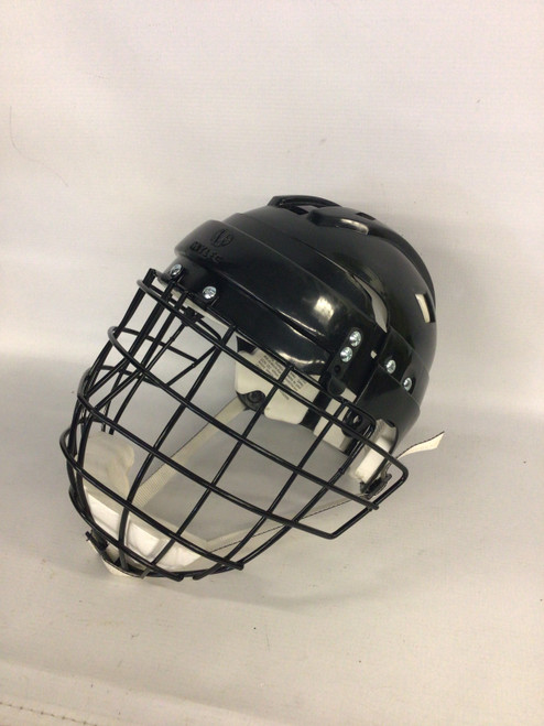 Vist Large View of Product Image Which is Used Mylec MYLEC HELMET Helmet Cage Combo Black LG