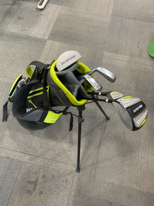 Vist Large View of Product Image Which is Used Top Flite 6 PIECE JUNIOR SET 5-9YRS Jr Package Set RH Neon Green 6 Piece