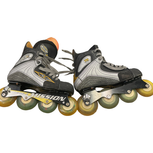 Vist Large View of Product Image Which is  Mission, RTX VIBE-2, Racing Inline Skates, Black, Senior 6.5