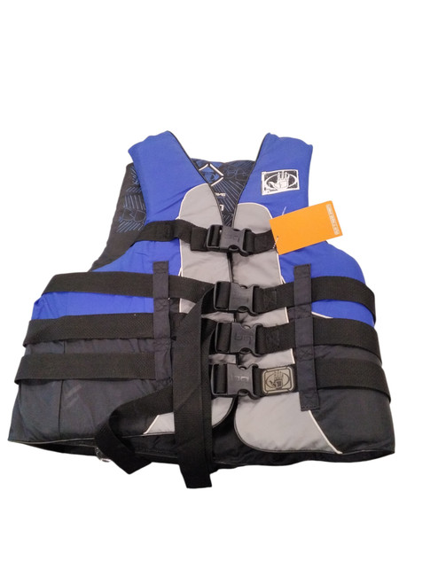 Vist Large View of Product Image Which is Used Adult PFD Grey L/XL