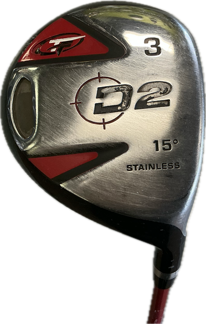 Vist Large View of Product Image Which is Used Top Flite D2 Mens Fairway Wood RH 3 Wood