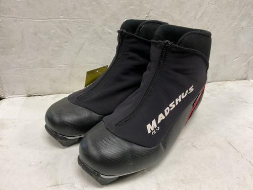Vist Large View of Product Image Which is Used Madshus Mens NNN XC Ski Boots Black M 10.5