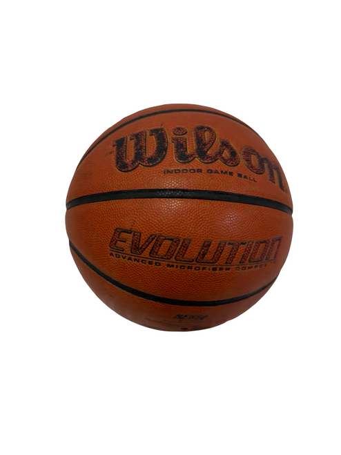 Vist Large View of Product Image Which is Used Wilson EVOLUTION NFHS Indoor Game Ball Basketball Adult