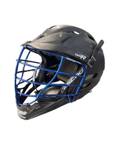 Vist Large View of Product Image Which is Used Cascade CPX-R Lacrosse Helmet Black MD