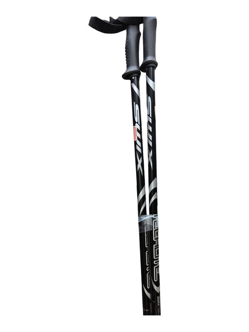Vist Large View of Product Image Which is Used Swix TECHLIGHT SKI POLES 125CM Mens DH Ski Pole Black 125 cm / 50 in