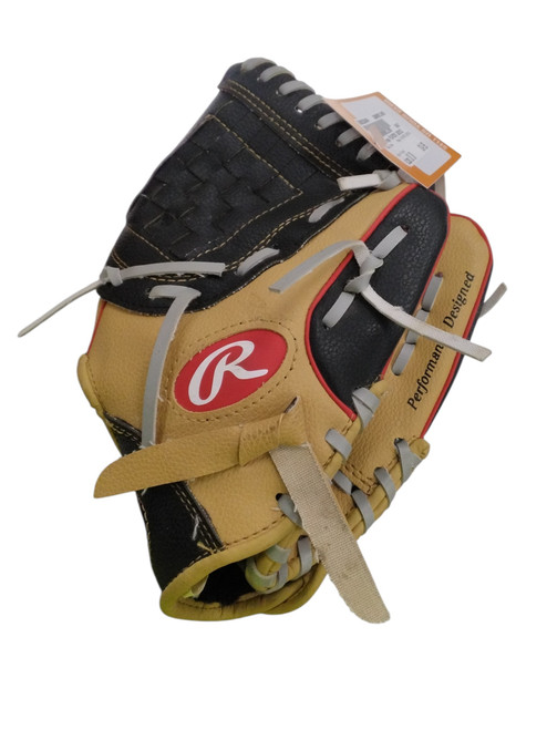 Vist Large View of Product Image Which is Used Rawlings PLAYERS SERIES BB/SB Glove RH Throw Brown 10"