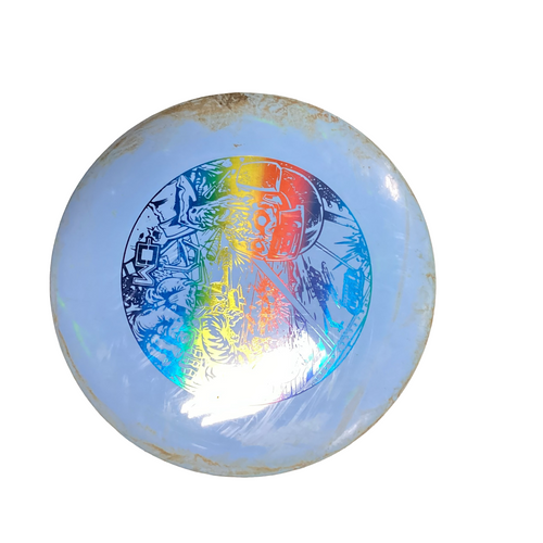 Vist Large View of Product Image Which is Used Dynamic Discs SERGEANT Disc Golf Driver Royal Blue