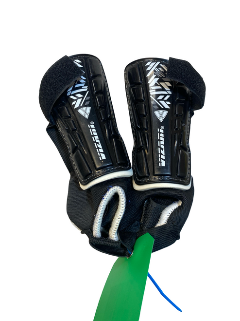Vist Large View of Product Image Which is Used Vizari Soccer Shin Guards Youth Black XXS
