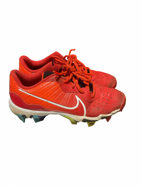 Vist Large View of Product Image Which is Used Nike DIAMOND CLEATS BB/SB Cleats Red Junior 03