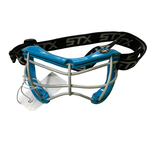 Vist Large View of Product Image Which is Used STX 2SEE -S Lacrosse Facial Protect Royal Blue Youth