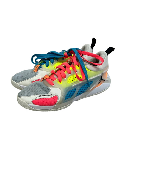 Vist Large View of Product Image Which is Used Jordan Heir Mens 5.5 Basketball Shoes M White 