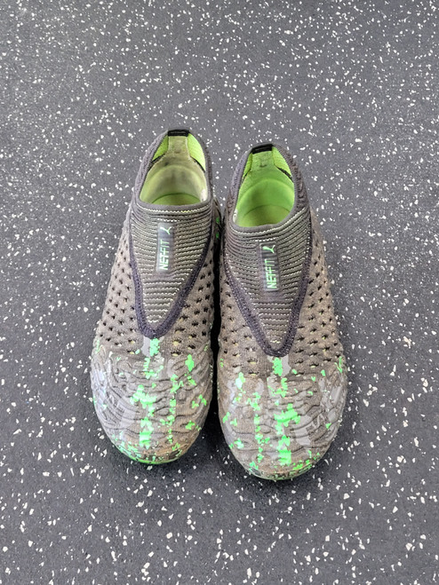Vist Large View of Product Image Which is Used Puma Soccer Cleats Green Junior 03.5