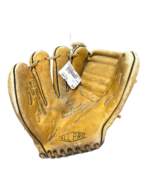 Vist Large View of Product Image Which is Used ALL PRO BB/SB Glove LH Throw Brown 11"